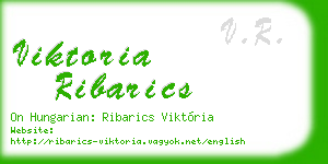 viktoria ribarics business card